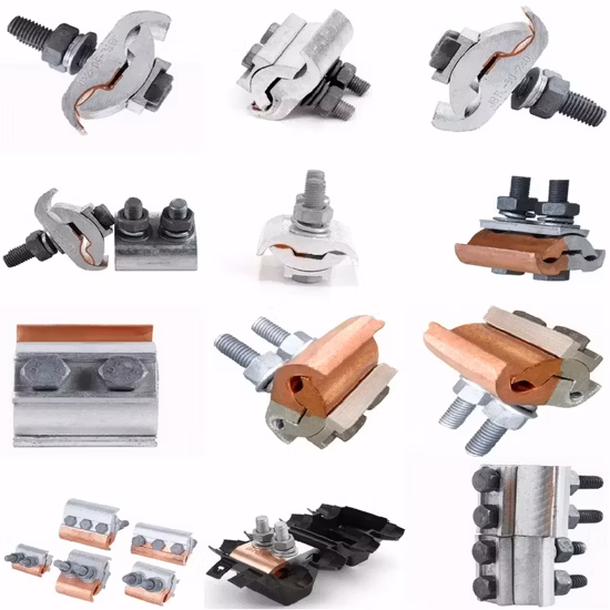 Single Groove Cable Clamp Steel Cable Connector